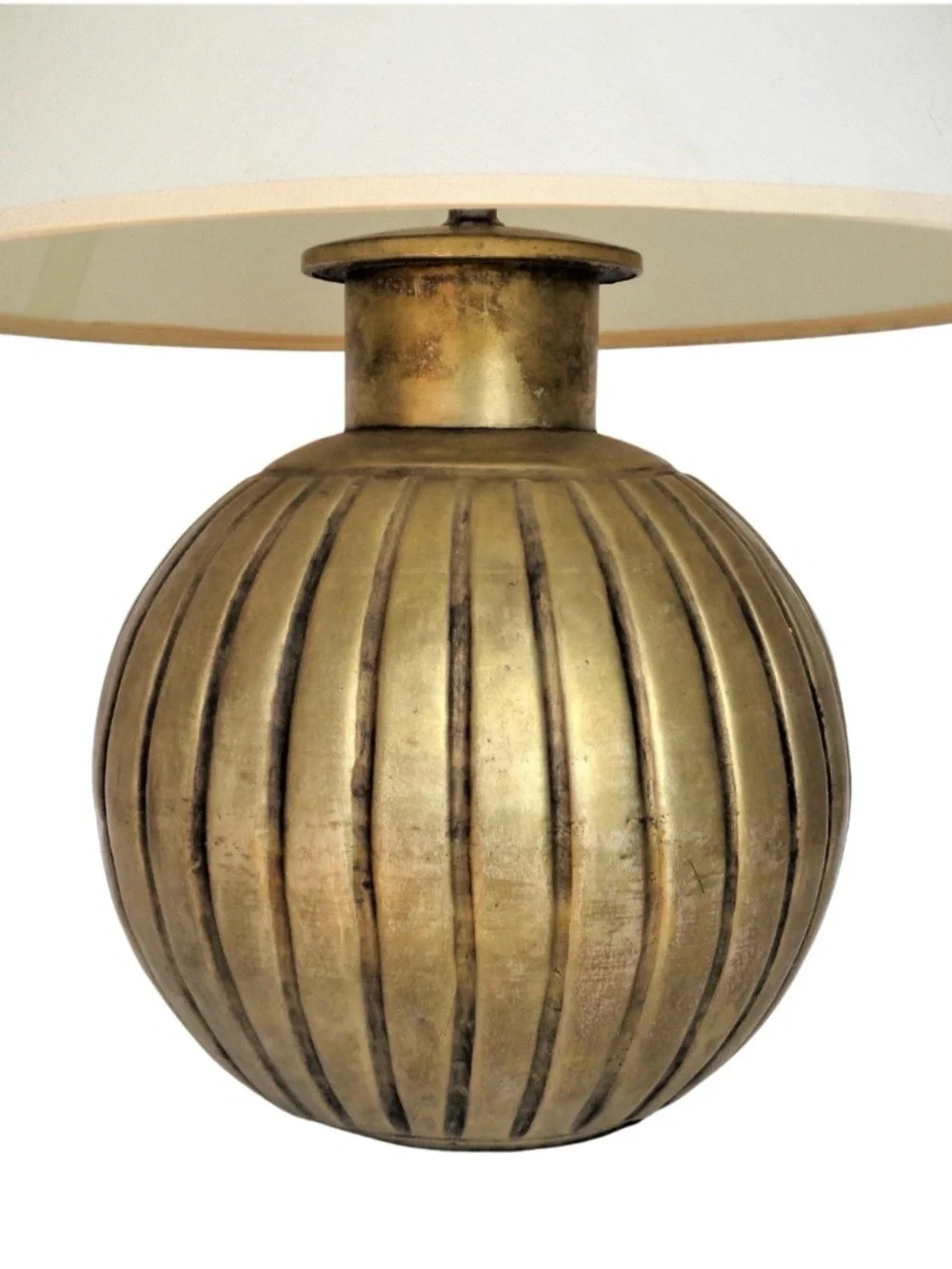 Brass Melon Form Table Lamp 15